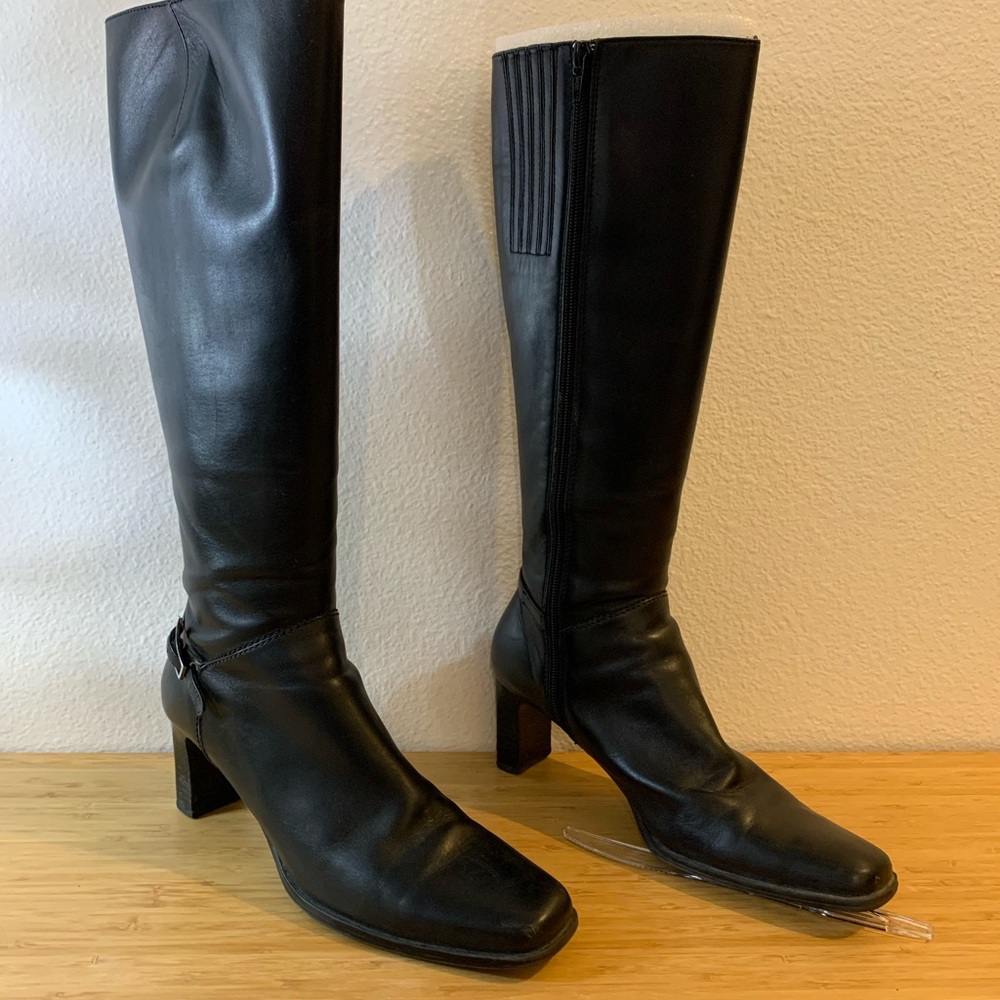 8N Sudini awesome black leather classic boot.  Barely used.